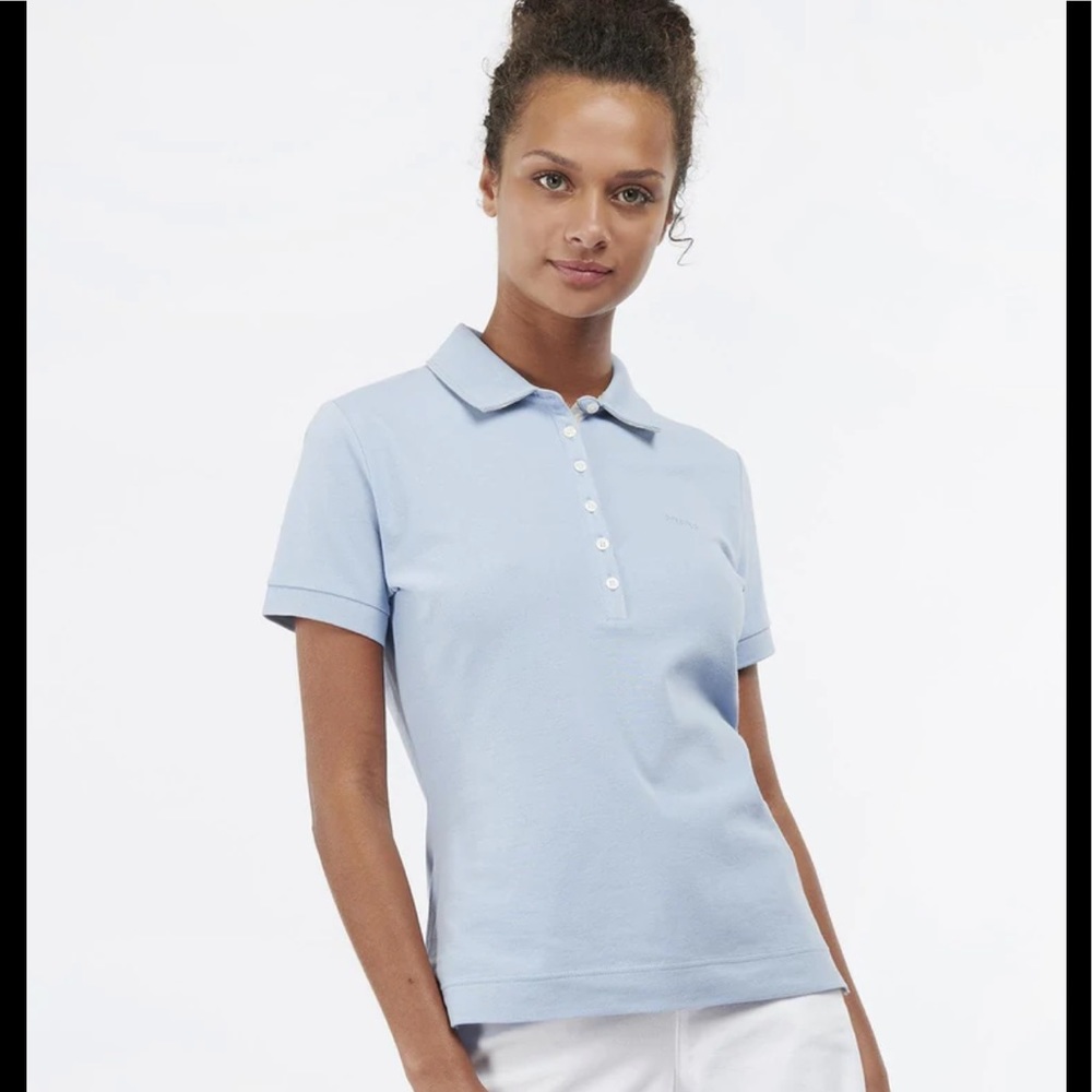 Barbour Portsdown Button Front Polo BL 15 Top